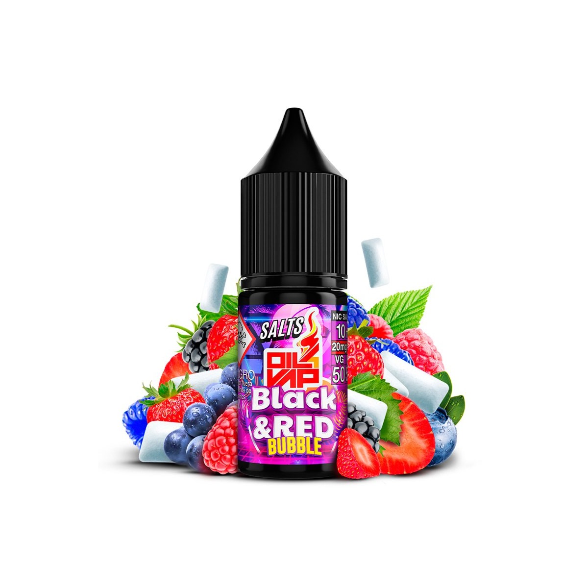 Black & Red Bubble sales 10ml - Oil4Vap