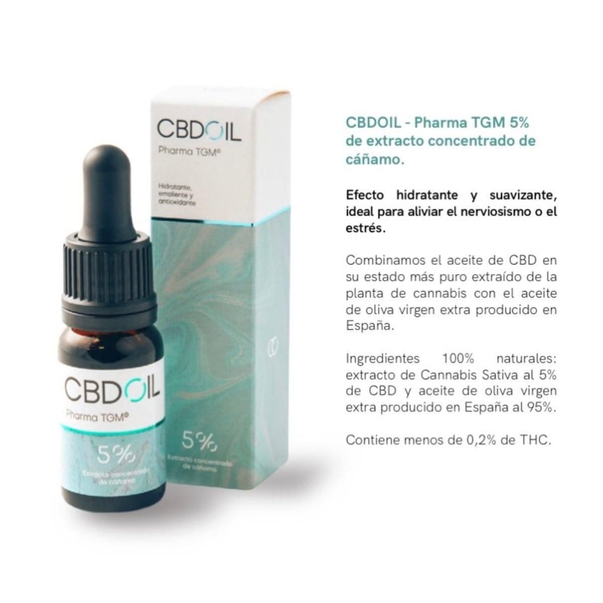 Aceite CBD 5% 10ml - Pharma TGM