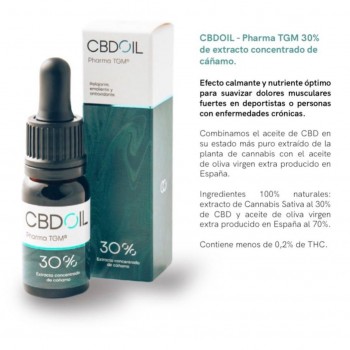 Aceite CBD 10% 10ml - Pharma TGM