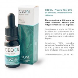 Aceite CBD 20% 10ml - Pharma TGM