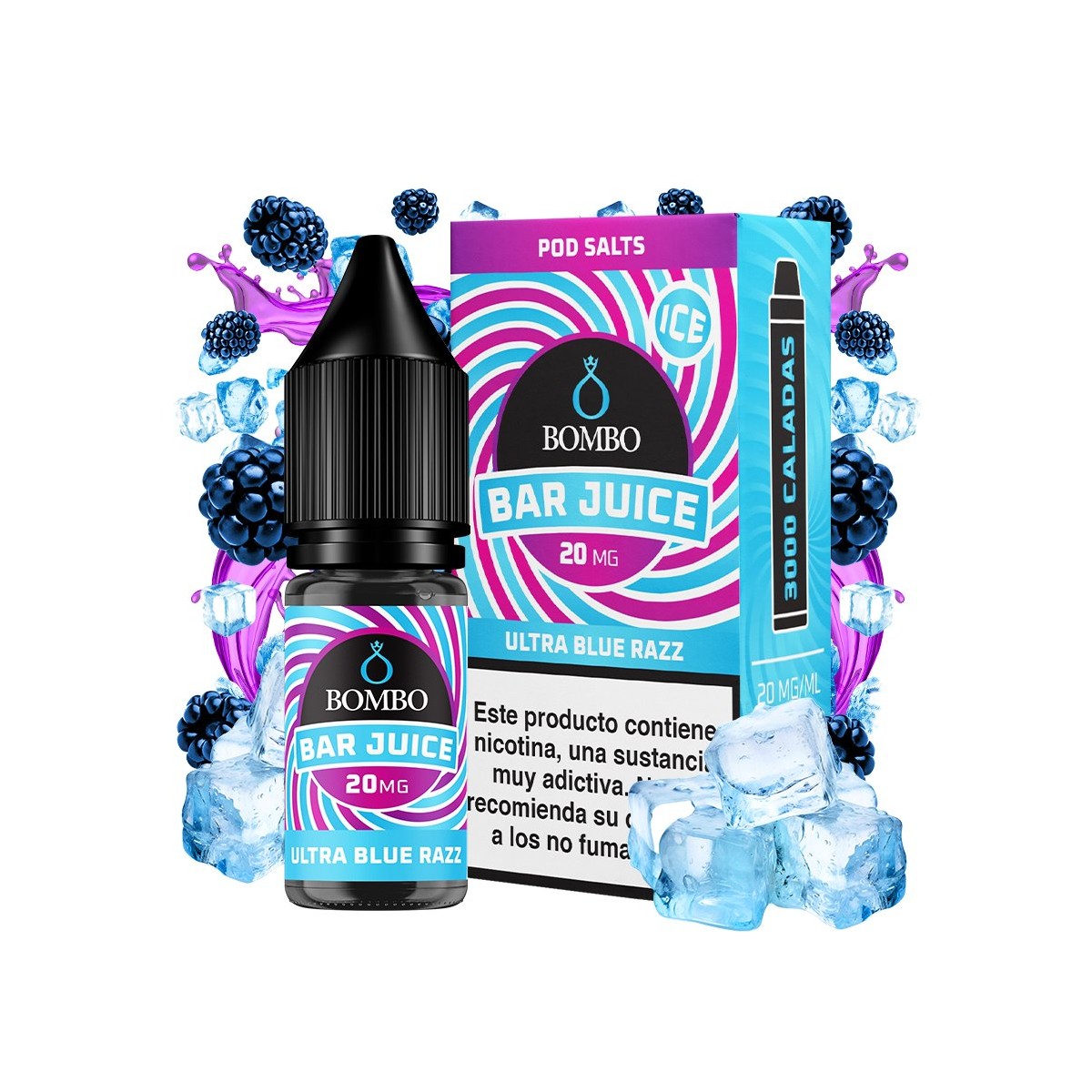 Ultra Blue Razz Sales 10ml - Bar Juice