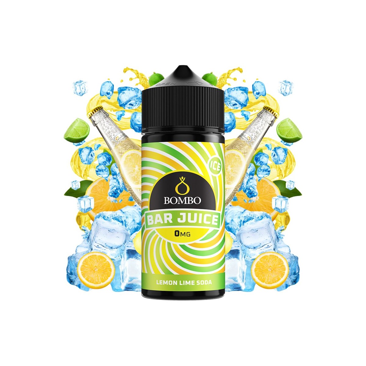 Lemon Lime Soda Ice 100ml - Bar Juice by Bombo