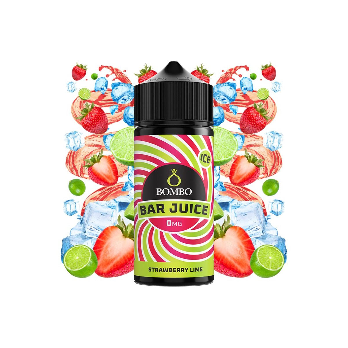 Strawberry Lime Ice 100ml - Bar Juice by Bombo