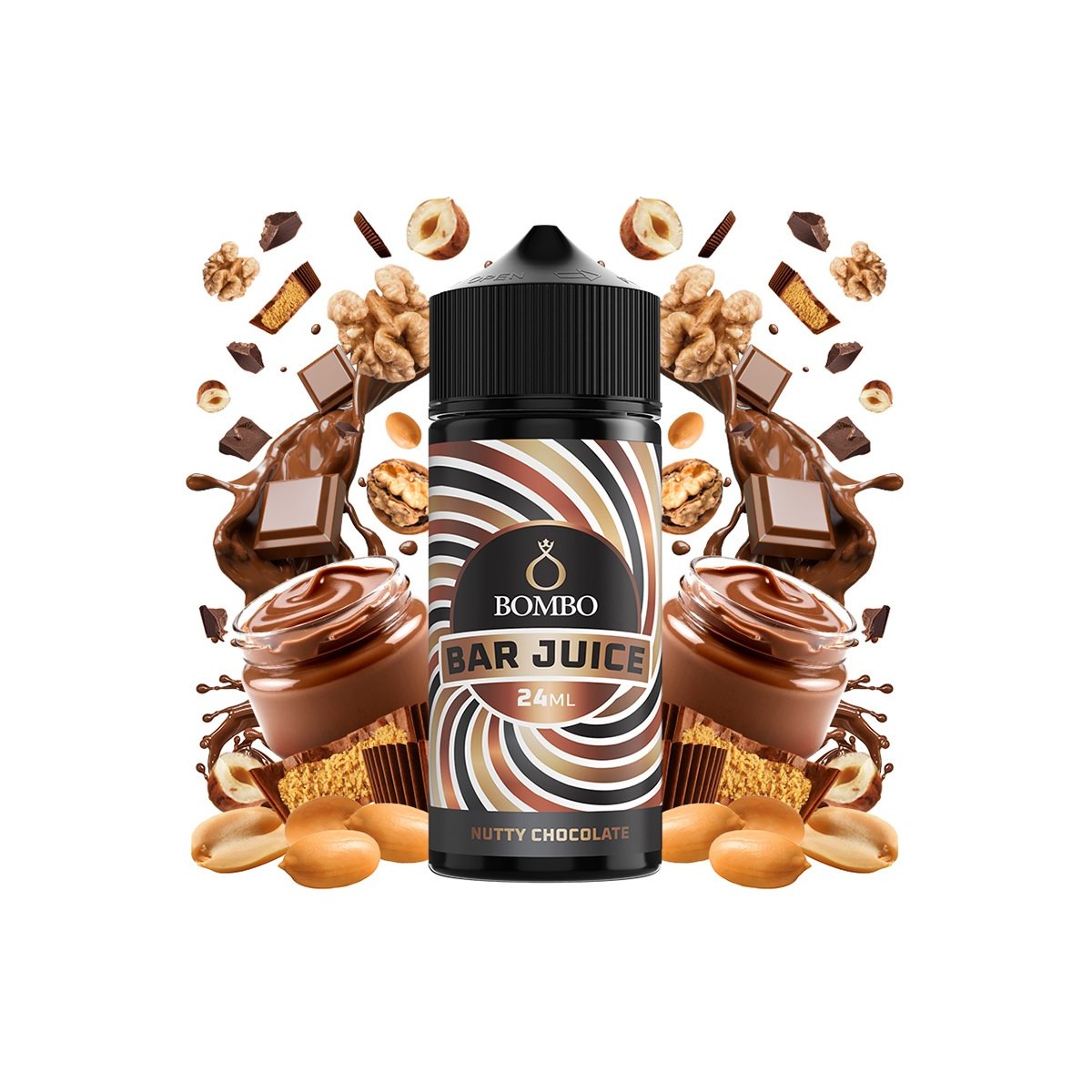 Nutty Chocolate 100ml - Bar Juice by Bombo