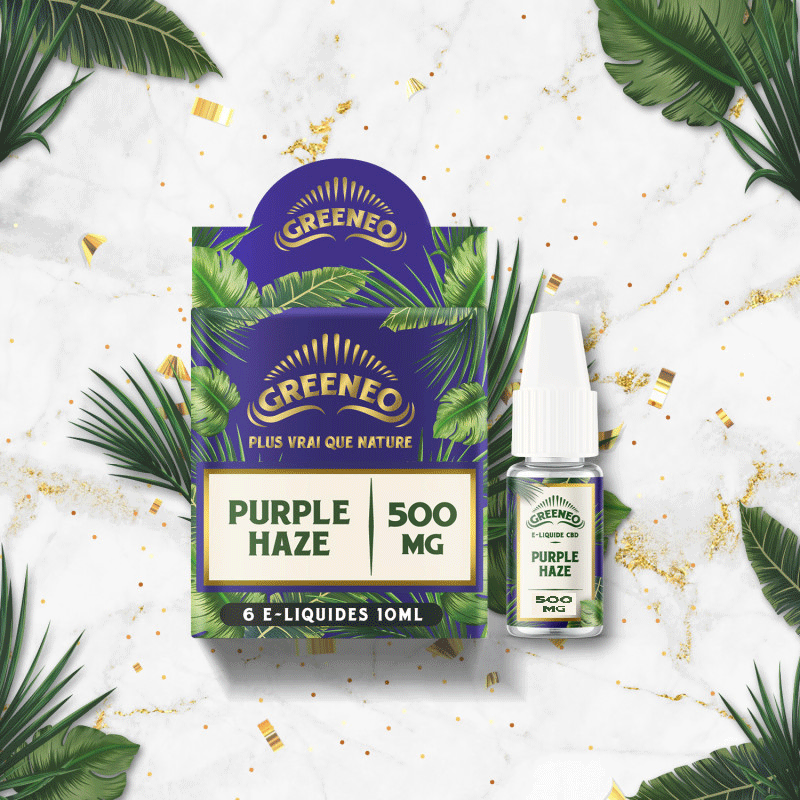 Purple Haze CBD 500/1000mg 10ml - Greeneo